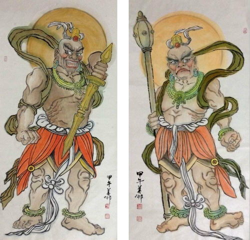 《纹身艺术中的传奇人物：揭秘哼哈二将纹身的魅力